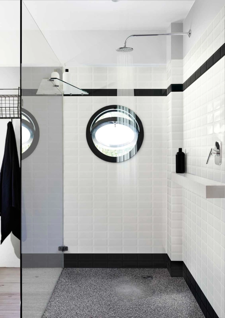 Marazzi Hello gres o efekcie cegły na podłodze w nowoczesnym domu