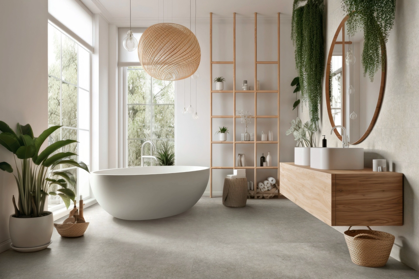 Płytki Marazzi Room efekt kamień naturalny w nowoczesnej aranżacji salonu