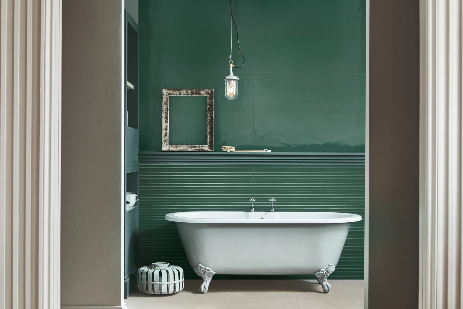 Gres Marazzi Bliss efekt kolor w nowoczesnym salonie