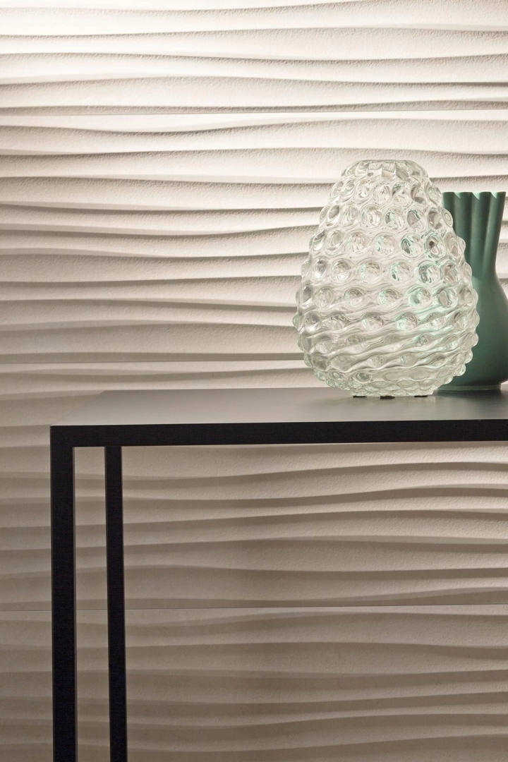 Gres porcelanowy Marazzi Stone_art kamień naturalny w luksusowym salonie