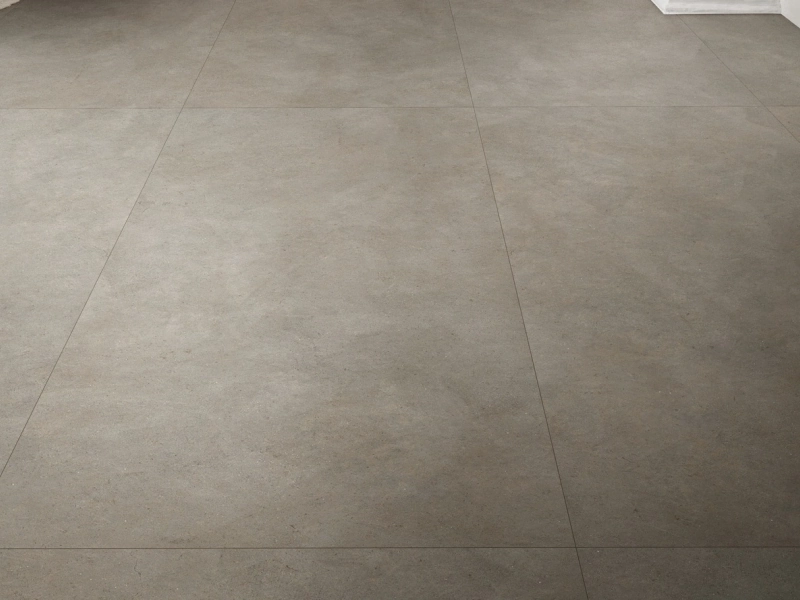 Marazzi Terratech gres o efekcie betonu w nowoczesnym apartamencie