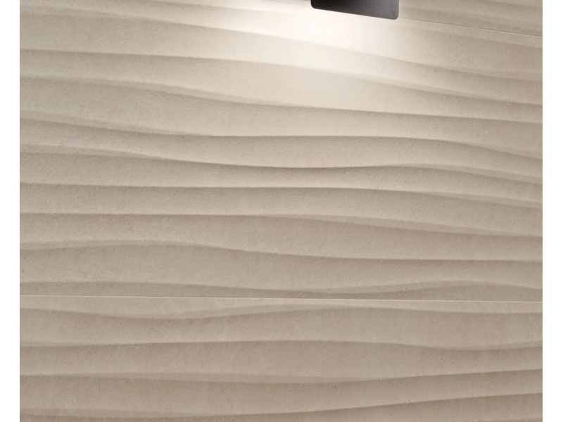Marazzi Stone_art gres o efekcie kamienia naturalnego w nowoczesnym apartamencie