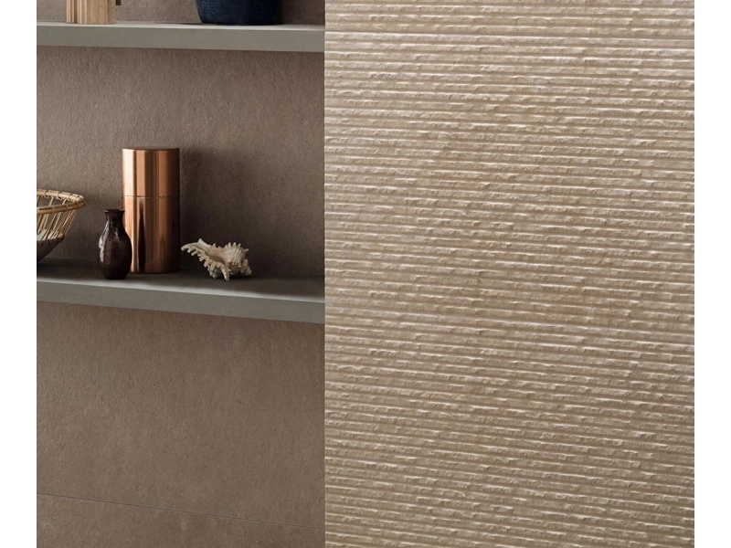 Marazzi Stone_art – gres imitujący kamień naturalny w nowoczesnym domu jednorodzinnym