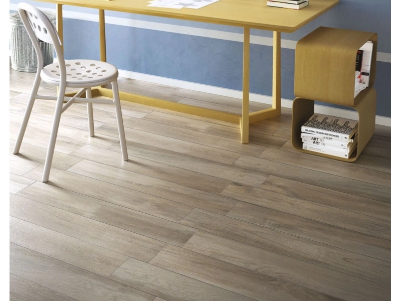 Marazzi Treverkmood gres o efekcie drewna na podłodze w nowoczesnym domu