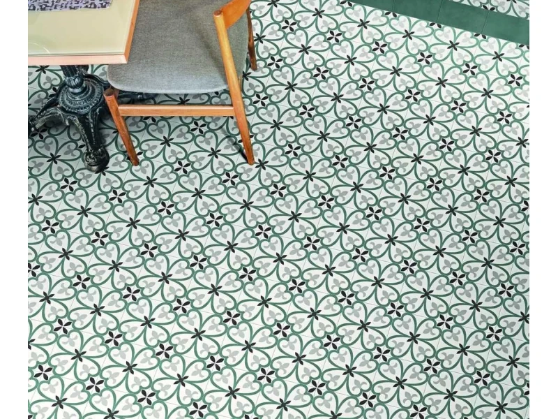 Marazzi D_segni Colore – gres imitujący kolor w jasnym, przestronnym salonie