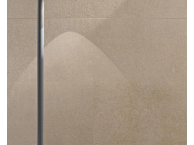 Gres porcelanowy Marazzi Stone_art kamień naturalny w przestronnej strefie dziennej