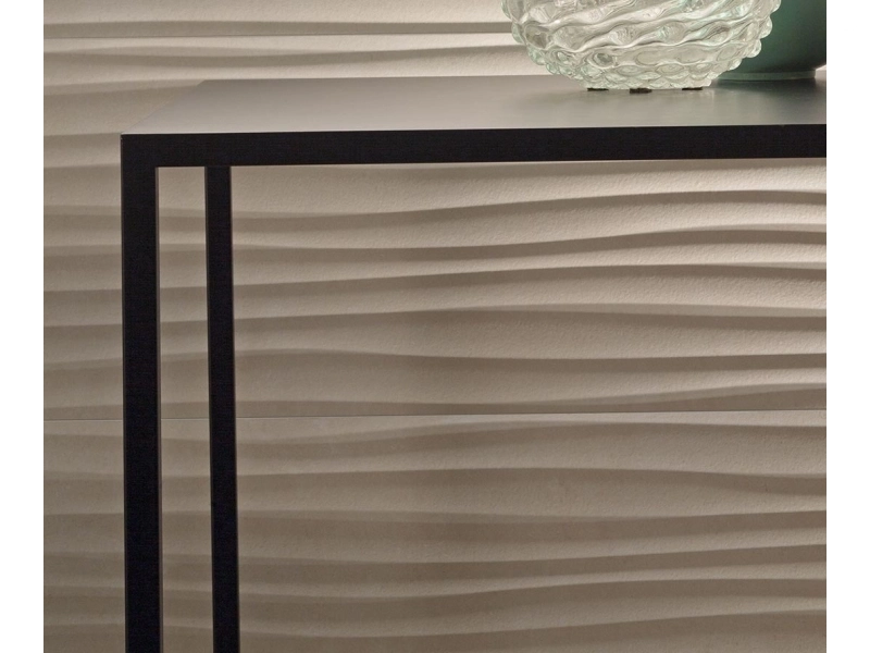 Gres porcelanowy Marazzi Stone_art kamień naturalny w luksusowym salonie