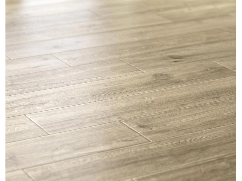 Gres porcelanowy Marazzi Treverkway drewno w luksusowym salonie