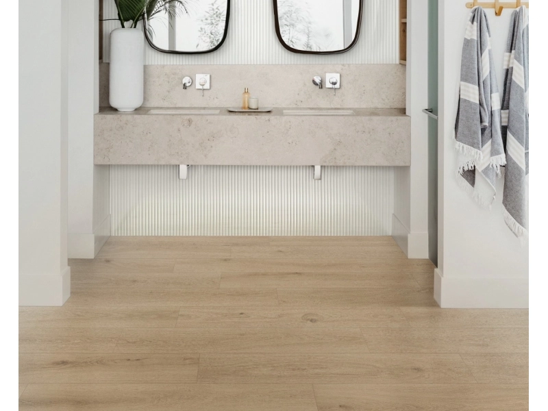 Płytki Marazzi Bliss efekt kolor w nowoczesnej aranżacji salonu