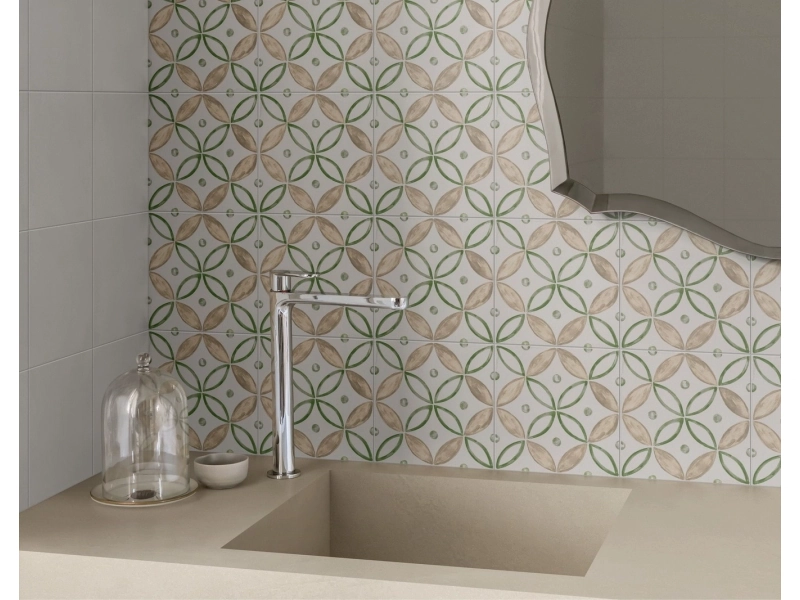 Gres Marazzi Artcraft efekt terakota w nowoczesnym salonie